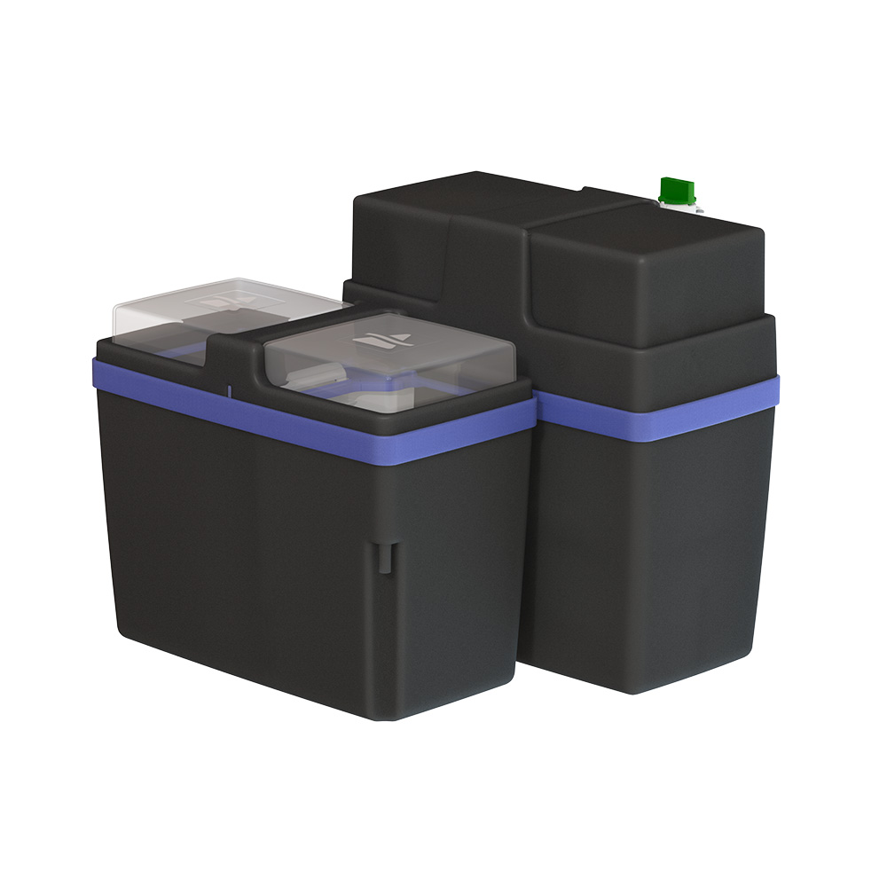 Waterverzachter Hydrosoft 200BL vooraanzicht met deksel