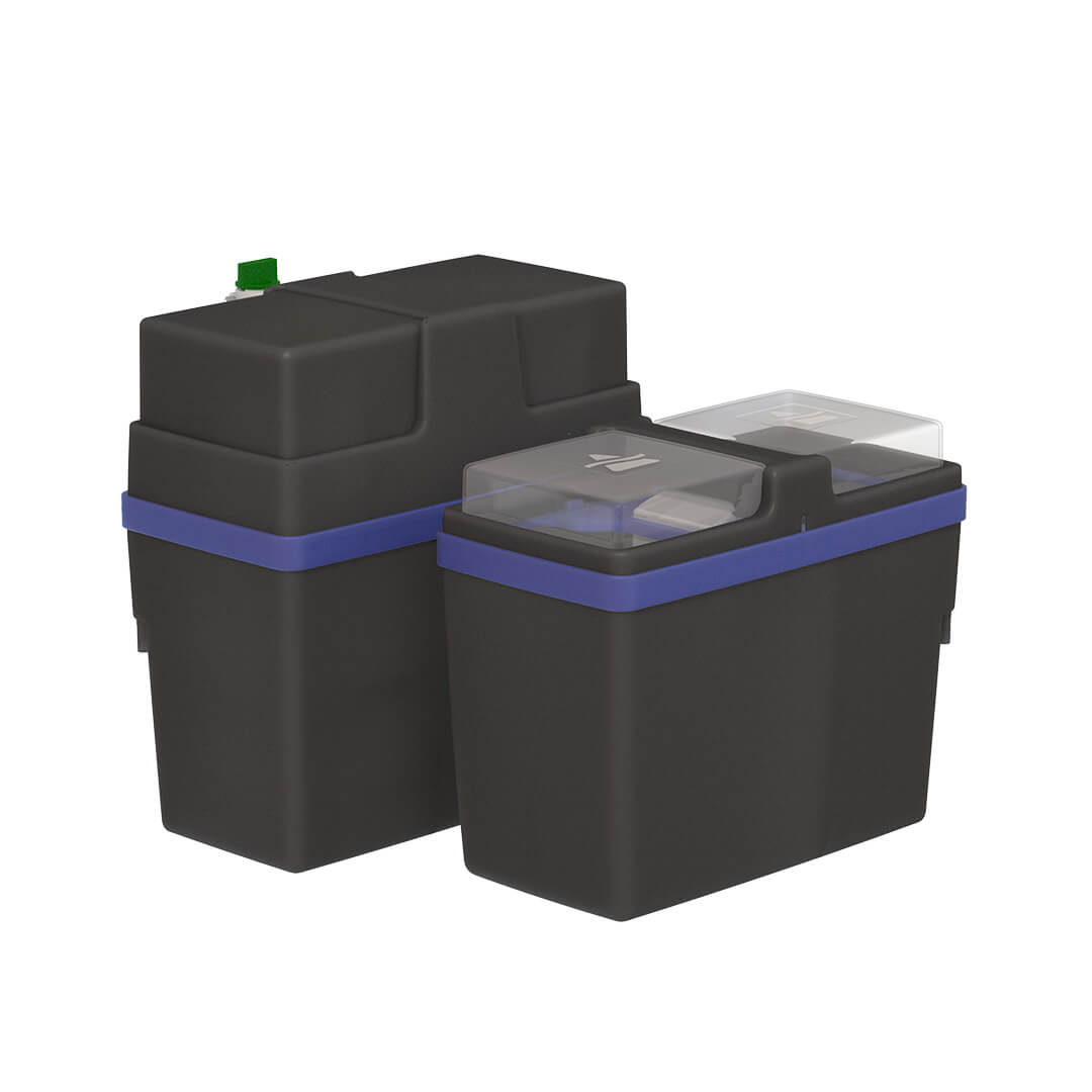 Waterverzachter Hydrosoft 200BL zijaanzicht zonder deksel